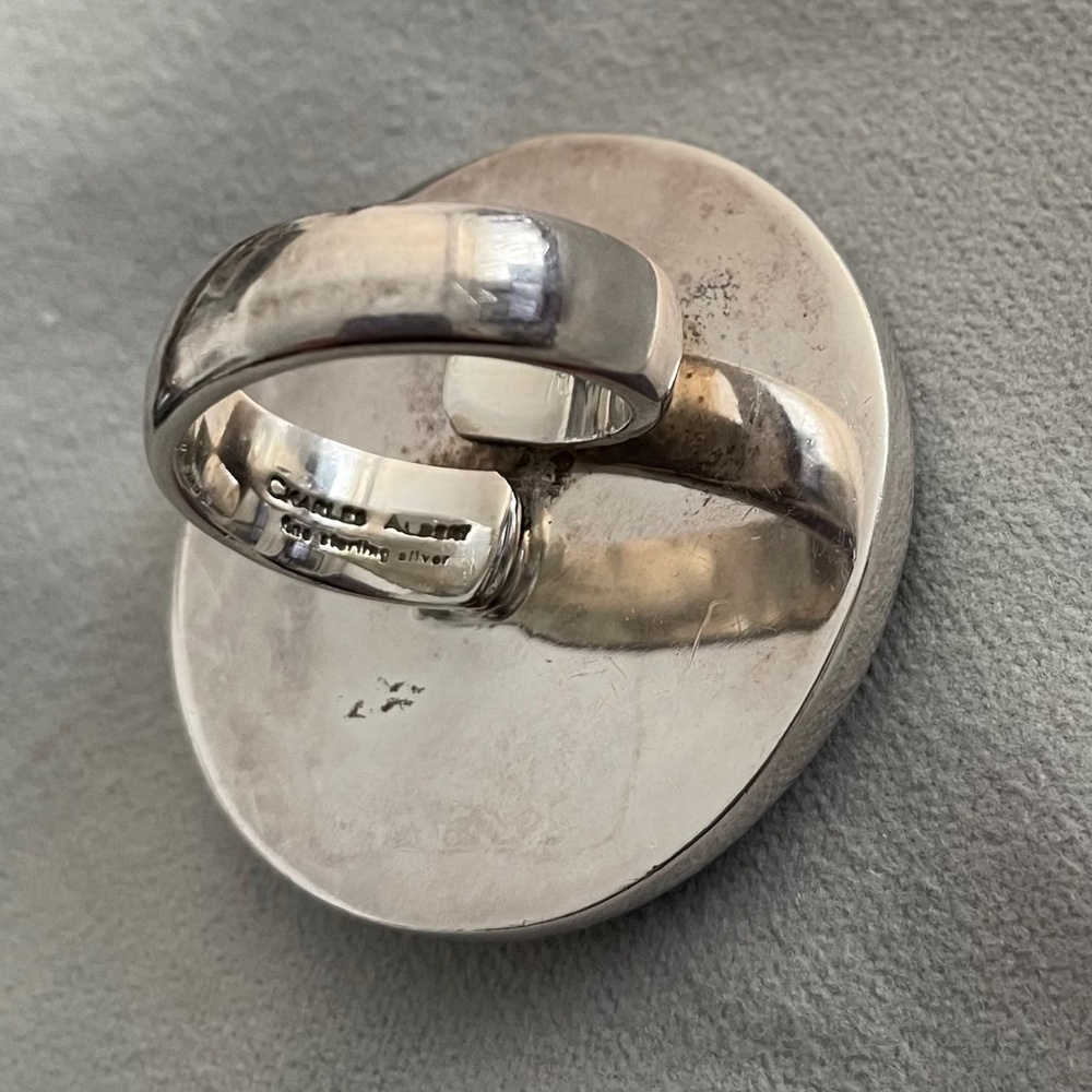 Charles Albert Labradorite & Sterling Ring - Picture 2 of 2